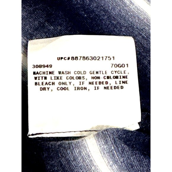 AB Studio XS Navy Striped Sleeveless Cowl Neck Dress Nautical Resortcore Style - Picture 10 of 11